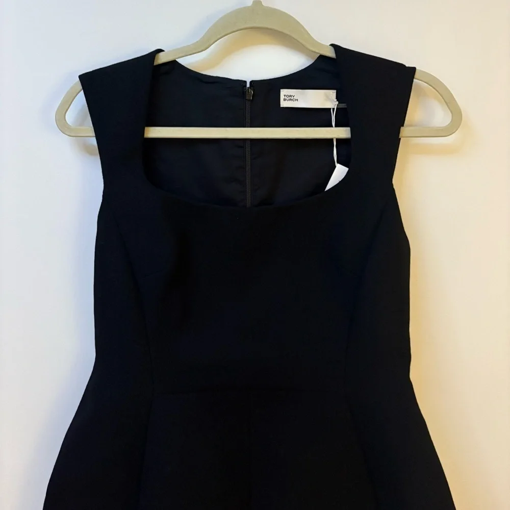 New Tory Burch Wool Fit And Flare Dress